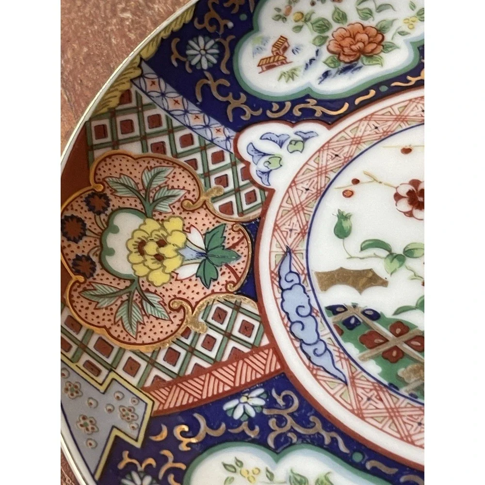 4 Gorgeous Japanese Vintage Imari Ware Decorative‎ Hand Painted 6